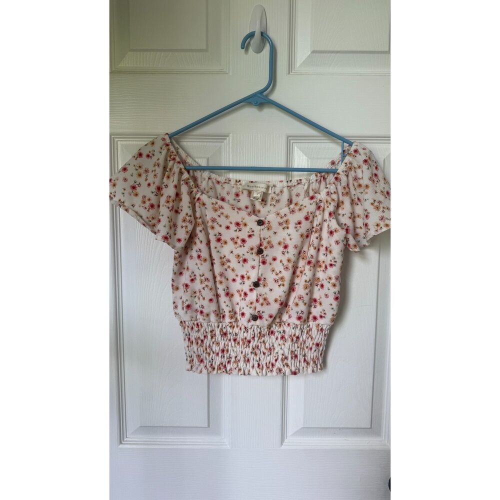 Floral Cropped Blouse